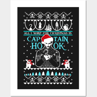 Captain Hook Ugly Sweatshirt. OUAT. Posters and Art